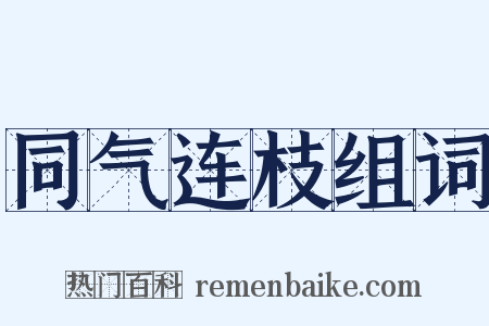 同气连枝组词是什么意思的图片